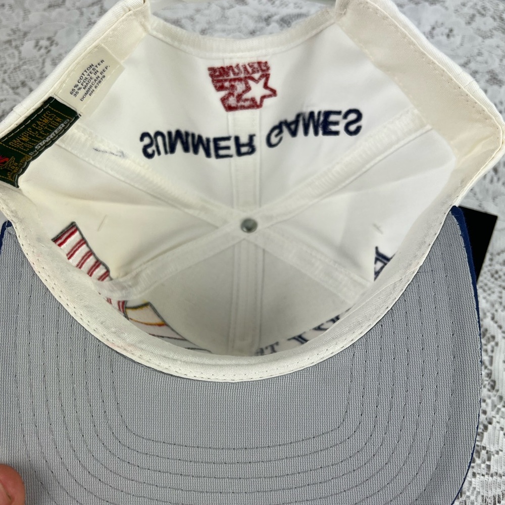 Vintage 1996 Olympics Atlanta STARTER World Flags Snapback Hat NWT Retro - Picture 4 of 8